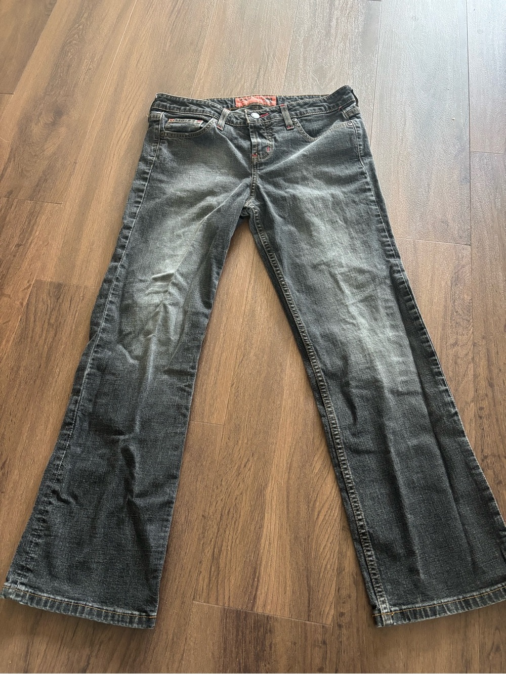 Mission dark wash Y2K low rise jean